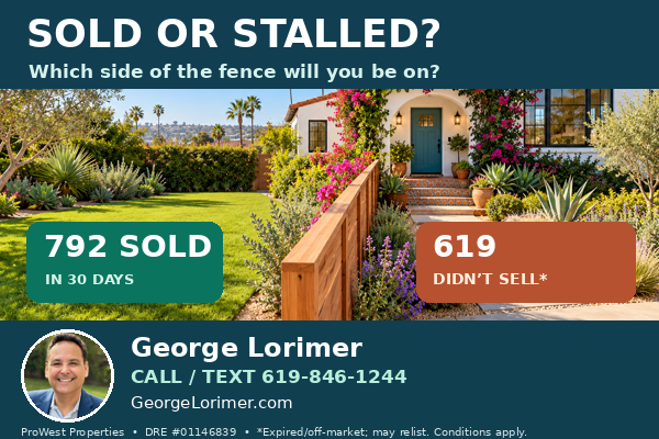 792 sold. 619 didn’t. What's happening in San Diego Housing
