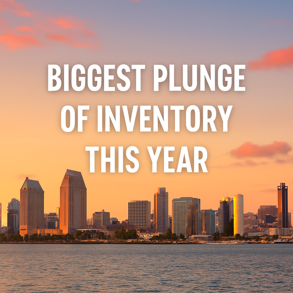 San Diego Home Inventory Plunges the Most All Year