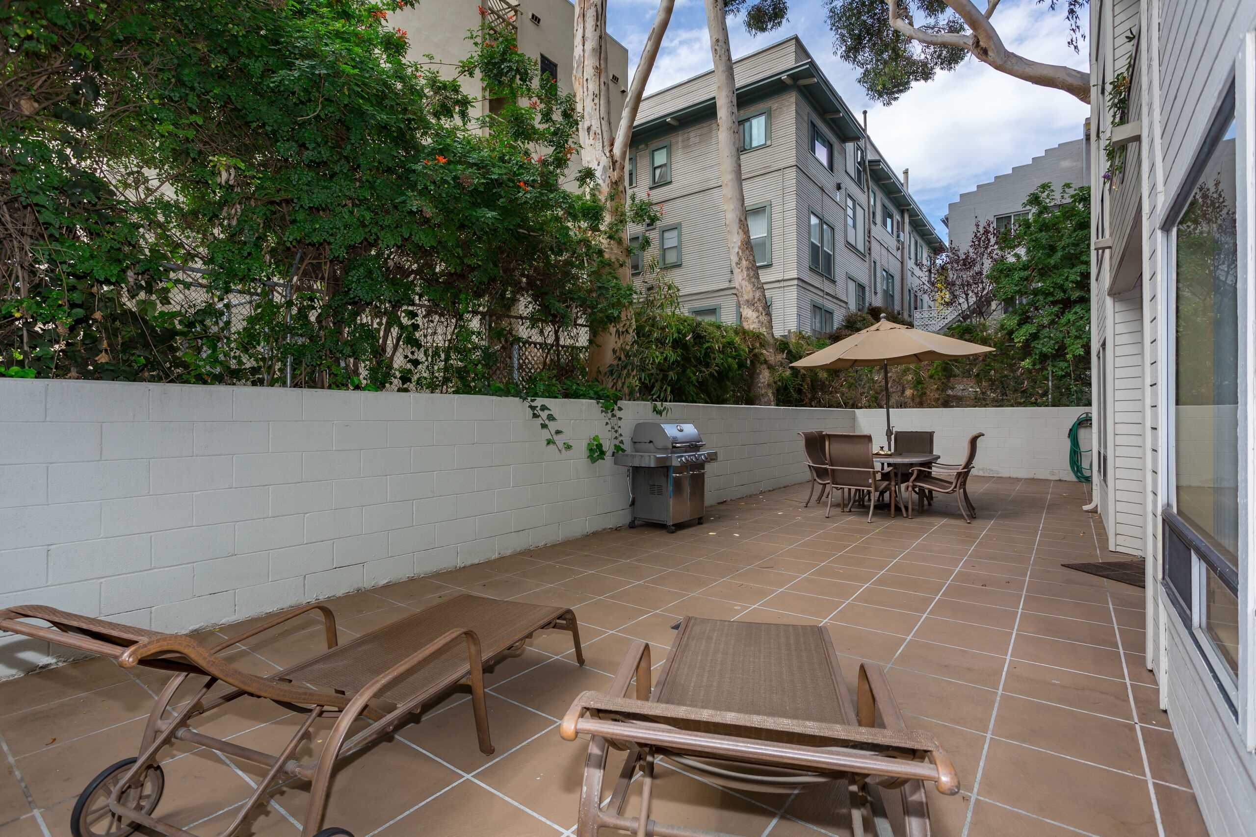 Downtown San Diego condo with a huge patio