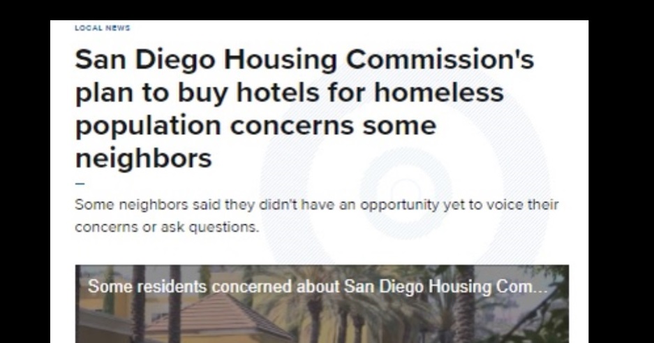 Homeless Hotels in San Diego sabotaging your home's value?