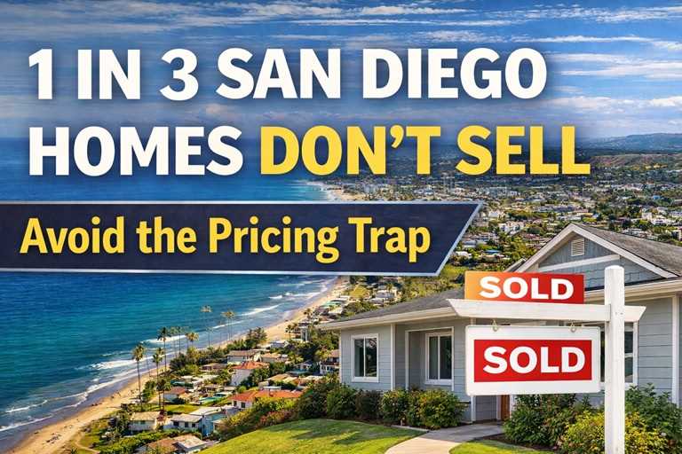 Why 1 in 3 San Diego homes do not sell and what to do about it. Expired listing. 