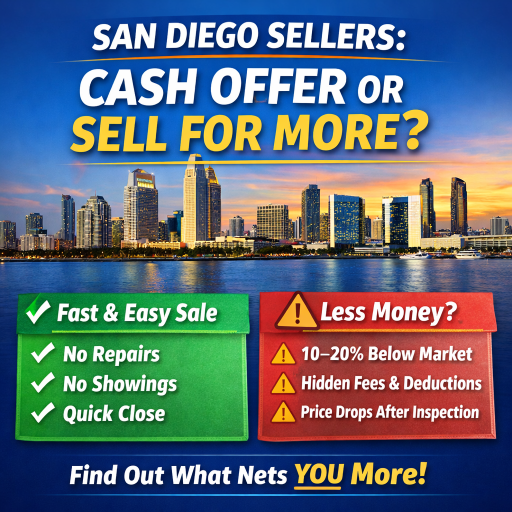 Cash Offer or Sell for More? What San Diego Sellers Need to Know First