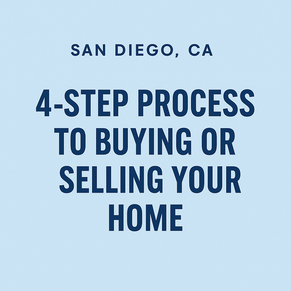 San Diego 4-Step Plan to Buy or Sell a Home Without Stress